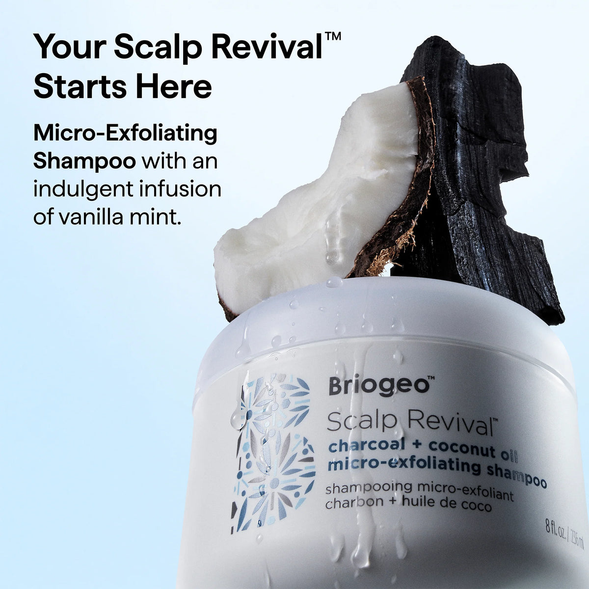 Scalp Revival Charcoal + Coconut Oil Micro-Exfoliating Shampoo 32oz